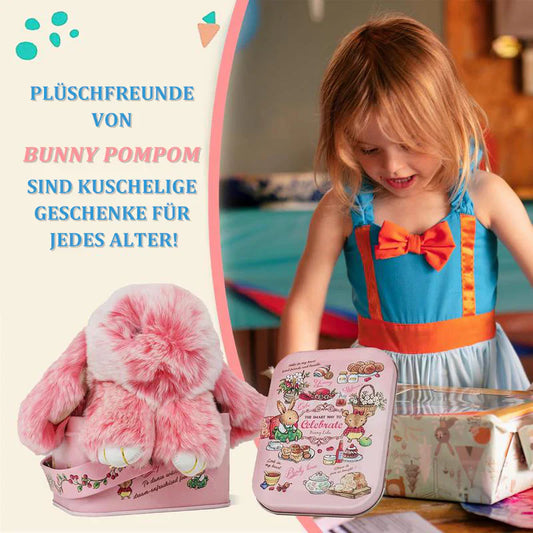 🎁Weihnachtsverkauf 50 % Rabatt🐰Handgemachte weiche Bunny PomPom-Anhänger