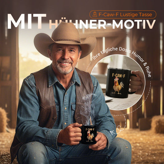 🔥 LETZTER TAG VERKAUF 50% RABATT 🔥 F-Caw-F Lustige Hühner Tasse