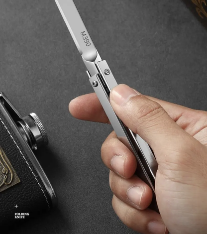 🔥LETZTER TAG VERKAUF 50% RABATT🔥M390 CNC Klappmesser mit Fensterzerbrechungsfunktion