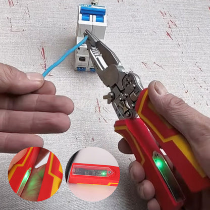 🔥Heißer Verkauf 50% Rabatt🧰✂️8-in-1 Multifunktionale Abisolierzange mit Strommessung⚡