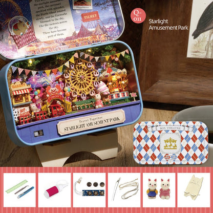 🎅Frühweihnachtsangebote – 50 % RABATT🎁Box Theater Puppenhaus-Bausatz zum Selberbauen