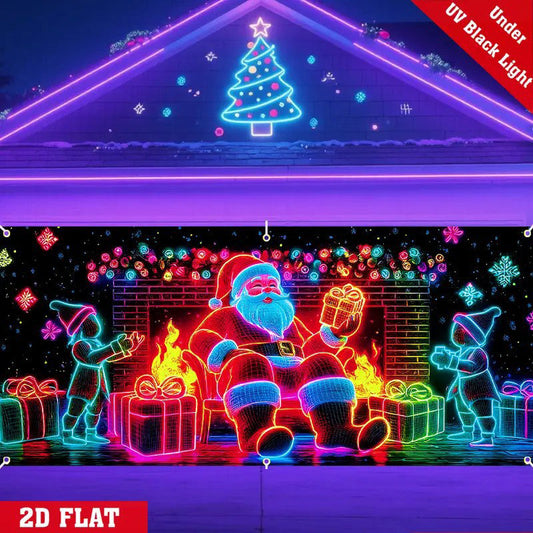 🎅Frühweihnachtsangebote – 50 % RABATT🎁UV-fluoreszierendes Weihnachtsbanner
